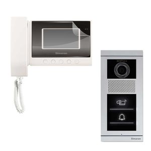 مجموعه دربازکن تصویری سیماران مدل hs 43 به همراه محافظ صفحه نمایش